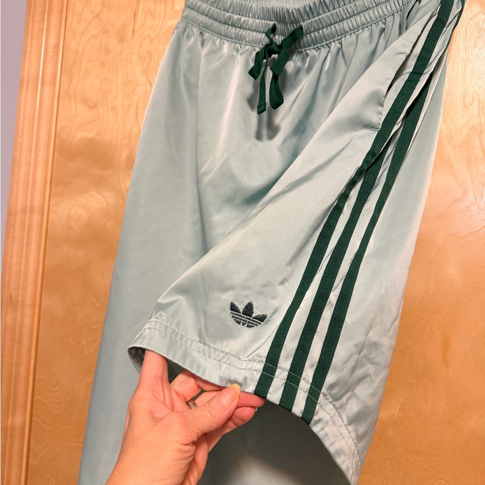 Green Adidas Asymmetrical Skirt with Logo - Picture 2 of 4